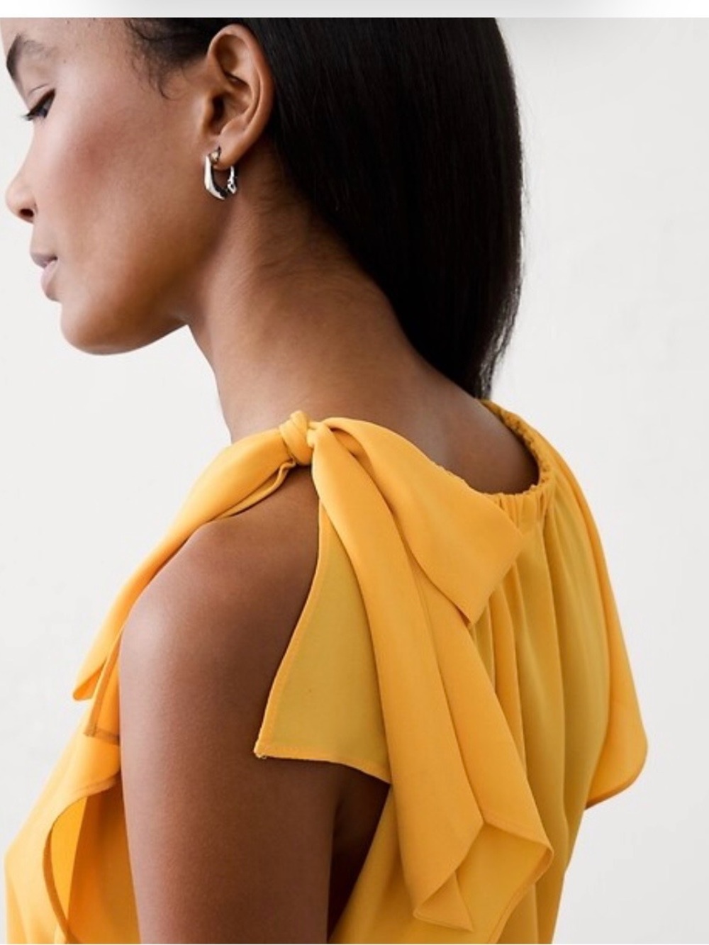Banana Republic Tie Shoulder Blouse